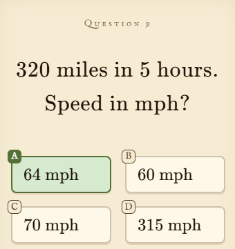 A unit-rates question in Lemma